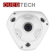 Ouertech กล้อง360 Wifi มุมมองเต็มรูปแบบ,กล้องอินฟาเรด1080P วิสัยทัศน์การรักษาความปลอดภัย Wifi สองทางกล้องถ่ายรูปกลางคืน