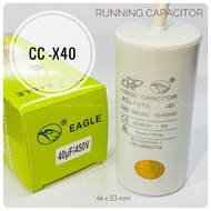 Capacitor 40uF 450V Running CC-X40