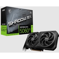 MSI GEFORCE RTX 5060 Ti 8G SHADOW 2X OC PLUS 8GB / 16GB GDDR7 128bit 4608CC DX12 NVIDIA DLSS 4 DUAL 
