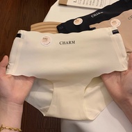 One Piece 7A Mulberry Silk Antibacterial Breathable Crotch Panties - Mid-Waist Women's Seamless Brie