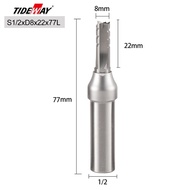 【Top Selling Item】 1pcs Tct 3 Flutes 4mm 6mm 12.7mm Straight Milling Cutter Mdf Plywood Chipboard Wo