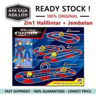 TRACK TAMIYA 3 JALUR 2IN1 IMAGE HALILINTAR JEMBATAN LOOP BRIDGE MAINAN JALANAN REL SIRKUIT CIRCUIT T