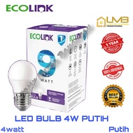 ECOLINK 9W LED Bulb - Bright White (Cool Daylight 6500K)