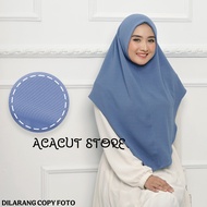 Hijab Bergo Instan Snow / Jilbab Jersey Knit Premium / Kerudung Instan Dewasa / Bergo Knit Dewasa