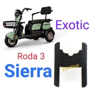 New Alas Kaki Karpet Sepeda Motor Listrik Roda 3 Exotic Sierra Roda