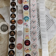 Sticker - Happy Birthday / Thank You 2.5cm (5 pattern)