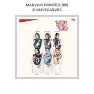 Maryam Printed Marble Blossom Raya 2021 JIMMYSCARVES Bidang 55 &amp; Bidang 60