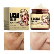 Facial Tallow Honey Balm 120g Beef Tallow Cream Moisturising Balm Tallow Balm Pure Beef Tallow Skinc