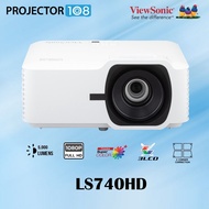 ViewSonic LS740HD 5000 Lumens 1080p Laser Projector with 1.3x Optical Zoom, H/V Keystone, 4 Corner Adjustment, and 360 Degrees Projection for Auditorium, Conference Room and Education (3 Years Warranty)