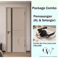Design Door /Pintu Kayu Melamine /Wooden Door /Bedroom Door /Pintu Bilik /Door Modern Pintu Rumah Bi