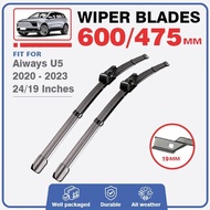 Front Wiper Blades For Aiways U5 2020 2021 2022 2023 PRIME XCITE Windows Windscreen Windshield Brush
