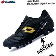 LOTTO STADIO Genuine Leather Football Boots with stitched soles