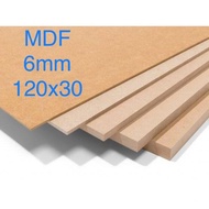 6mm MDF board (120x30)cm, MDF plywood, MDF wood board, MDF plywood