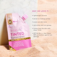 TERLARIS BISA COD BRILLIANT SUNSCREEN TINTED SPF 50 FOUNDATION PREMIER DAY CREAM SUNSCREEN GEL CREAM