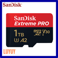 LUYUY SanDisk Extreme Pro Micro SD Card 512GB 1TB U3 A2 SDXC V30 Transflash TF High Speed Memory Card With SD Adapter BDFBG