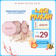 WAWA HIGHLIGHTER SHINE & DEFINE DUO TWO-COLOR HIGHLIGHTER/ FOR ANY GLITTER HIGHLIGHTER MAKEUP