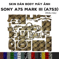 Sony A7S Mark III (A7S3) camera Skin (Many models) | 3M Anti-Stain Film Sticker