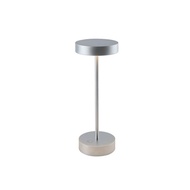 義大利UBIQUA Standy 輕奢工業風USB充電式檯燈(小款)-星河銀