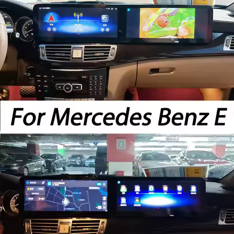 Dual Screen Android Auto For Mercedes Benz E Class W212 E200 E230 E260 E300 S212 CLS W218 2015-2017 