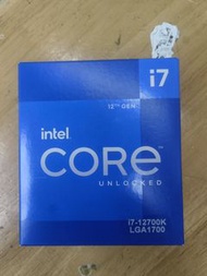 Intel Core i7-12700K LGA1700 處理器全新不議價