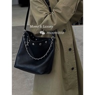 Chanel 25P Gold Coin Hippie hobo Bucket Bag Crossbody Bag Shoulder Bag