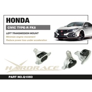 HARDRACE Q1060 HONDA CIVIC TYPE-R '17- FK8 6MT LEFT SIDE TRANSMISSION MOUNT