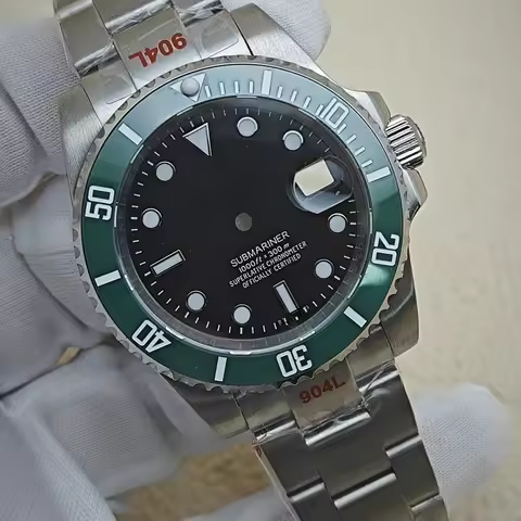 40mm NH35 Case Tripods 28.5mm SUB Dial for NH35 M126610ln Case 20mm Brushed Bracelet with Micro-adju