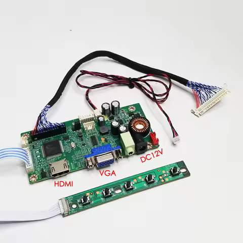 For T215HVN01.0 SN270CS01 SN270CS02-1 MV270FHM M270HCJ-L5B 1920*1080 LVDS 30P HDMI+VGA LED display C