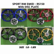 SPORT RIM fg RS150 red black gold blue