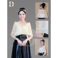 Modern filipiniana alampay shawl BELLA design