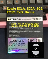 Tấm dán Mouse feet Tiger Ice cho chuột Glorious Pulsar Xlite Wireless v2 Feet Zowie EC Zowie S Fee