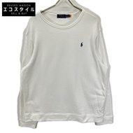 Polo Ralph Lauren 白色毛巾布衛衣，XL 碼 [二手]