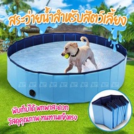 สระว่ายน้ำสัตว์เลี้ยง พับได้ 💦🐶 สระน้ำสุนัข สระว่ายน้ำ สัตว์เลี้ยงและเด็ก สระพกพา สระน้ำ คลายร้อน อ่