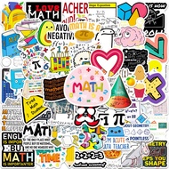 ❉ Funny Science & Math Art Series 05 Stickers ❉ 50Pcs/Set Kids Rewards Waterproof DIY Fashion Decals