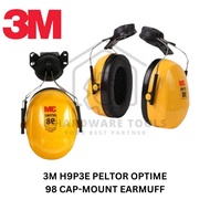 3M H9P3E Peltor Optime 98 Cap Mount Earmuff