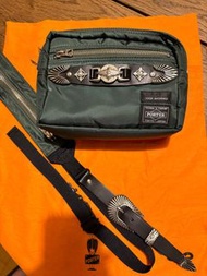 減價不議 現貨 極罕有 全場唯一 近乎全新 99%new 只使用一次 Toga x porter belt bag 無使用痕跡，皮帶完美無摺痕 有塵袋無牌