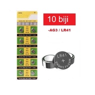 10 Battery AG3 392A CX41 LR41W for MINI Cyber Sonic Hearing Aid Hearing Aid Battery for Watch