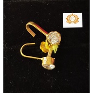 Big Skrew Type 916 Gold Kadukkan Men Earrings / Kadukkan Subang Emas 916 Skrew Besar Lelaki (WEIGHT±