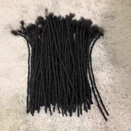 Real Hair Dirty Braids Hand Hook Hair Extension Pure Human Hair Dirty Braids Dread locs African Regg
