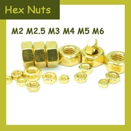 Hex Nuts To Fit Metric Bolt Screw Titanium Plated M2 M2.5 M3 M4 M5 M6
