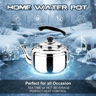 304 stainless steel kettle for home/commercial use, available in various capacities, suitable for al