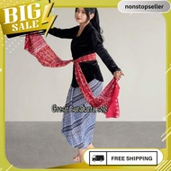 Cinde Dance Shawl / Adult Dance Sampur / Cinde Shawl Full Batik 6.6