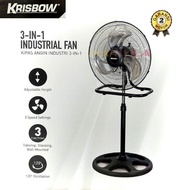 KIPAS ANGIN 3 IN 1 BESI 18 INCH KRISBOW | PEDESTAL FAN | KIPAS ANGIN BERDIRI DUDUK DINDING