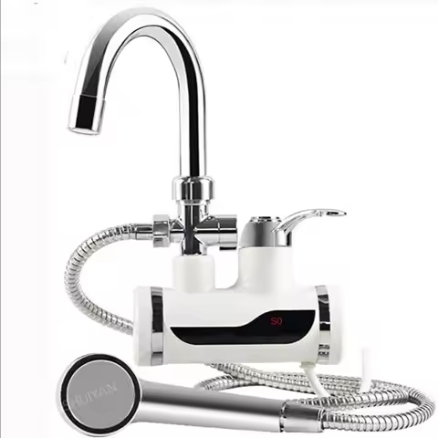 Tankless Water Heater Faucet Shower Instant Water-Heater Electric Tap Heating Instant Hot Water for 