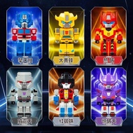 Mini World Transformers Toys Optimus Prime Red Spider Autobot Robot Boy Handmade Children's Gift