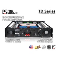 PS Pro Sound TD-23S (1350Wx2) / TD-26S (1600Wx2) Professional 2CH Power Amplifier Stage Audio DJ per