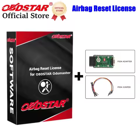 OBDSTAR Airbag Reset Software License Plus P004 Adapter and Jumper Cable for OdoMaster Full Version