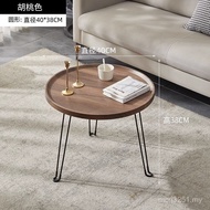Side Coffee Table Household Living Room Round Camping Table Outdoor Simple Small Apartment B & B Sma