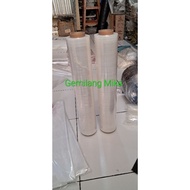 Clear plastic wrapping 50cm wide, 275m long