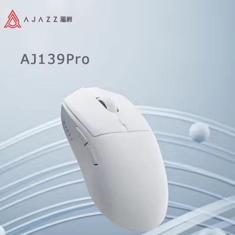 AJAZZ AJ139Pro/AJ139V2MC Wireless Mouse PMW3395/PAW3311 Gaming Chipset 12000-26000dpi Professional G